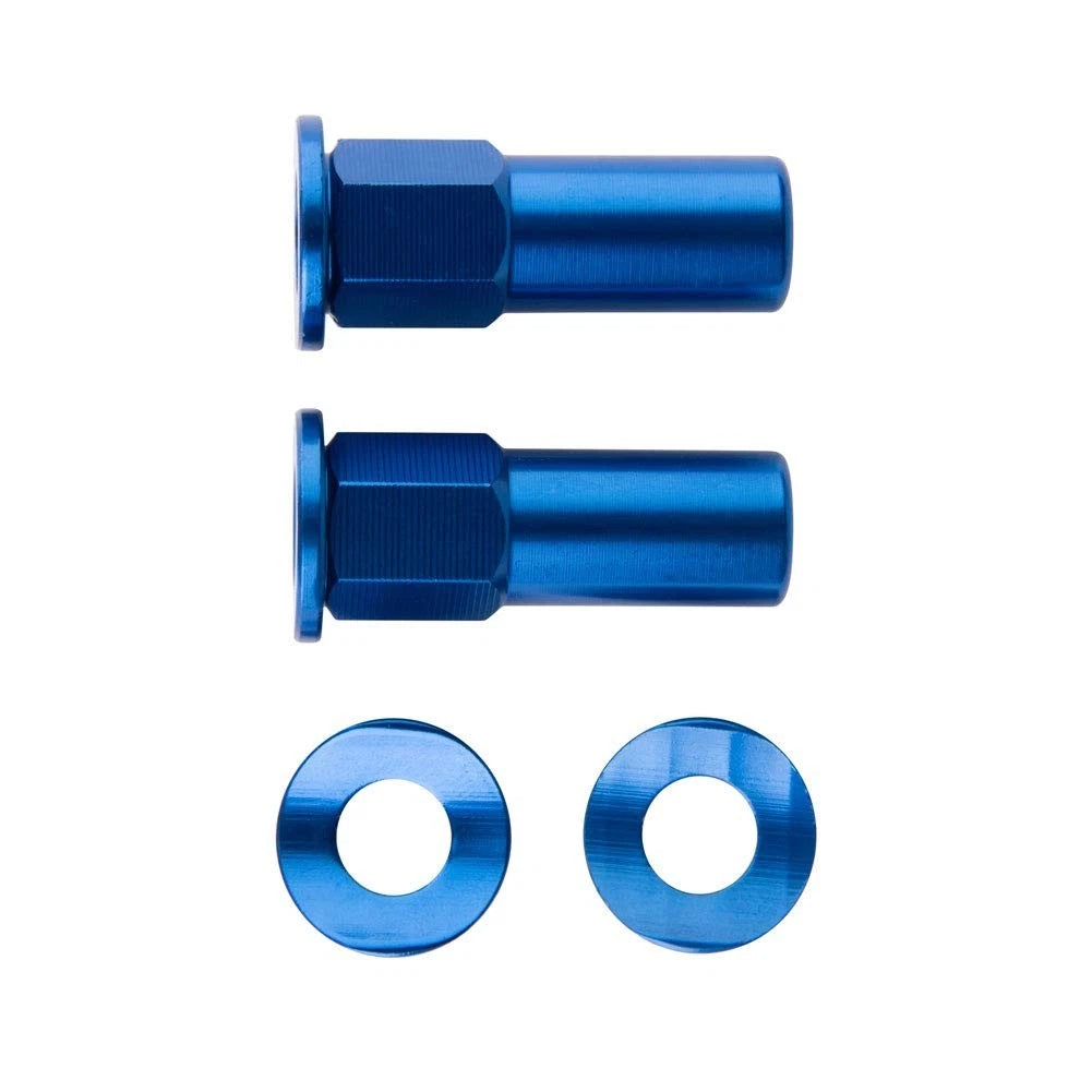 Set of 2 Rim Lock Nut Spacer Kit Blue for Husaberg FX600E (1997–1999) 19-9368-BLU