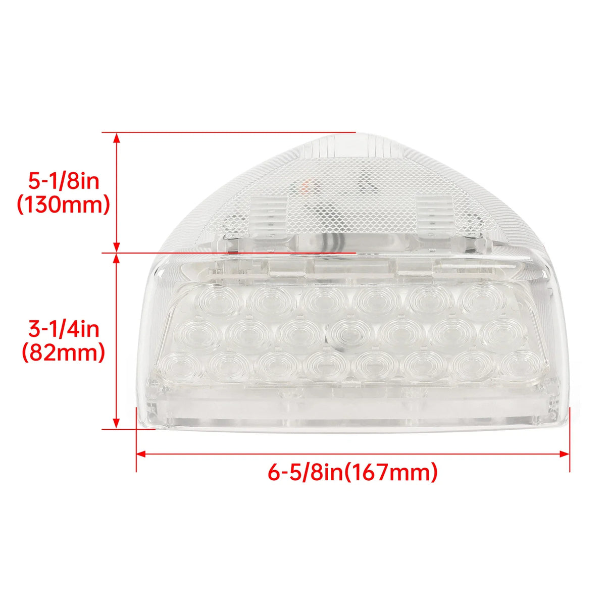 Pair of 31 LED Turn Signal Lights for Peterbilt 379 359 (LED/Clear Lens)