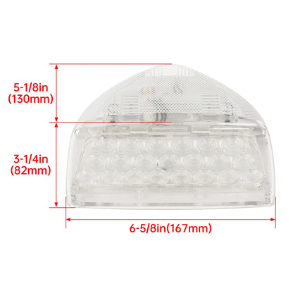 Pair of 31 LED Turn Signal Lights for Peterbilt 379 359 (LED/Clear Lens)