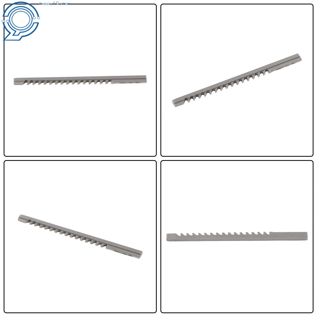 1/8" B Style Keyway Broach for CNC Machines (Standard, HSS, 3/16" x 6-3/4")