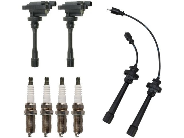 Ignition Coil Spark Plug and Wire Set for Mitsubishi Mirage (1997–2002) 33548SBTK