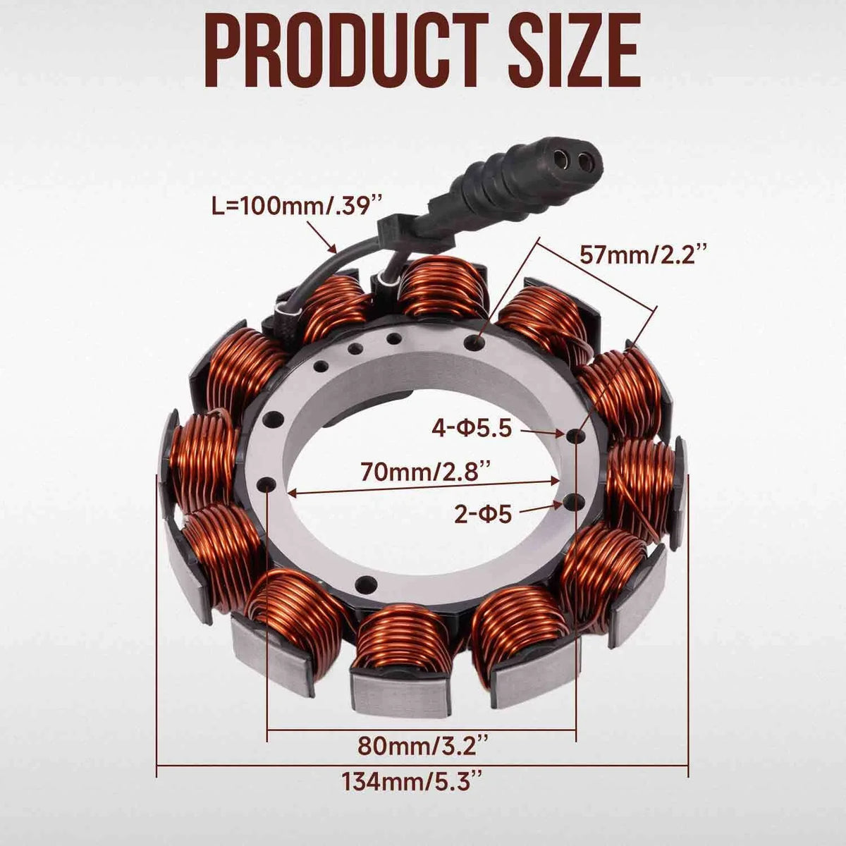 32Amp Stator for Harley Evo Big Twin (1997–1998) Repl 29970-88/29970-88D