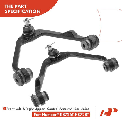 10X Front Control Arm Tie Rod Ball Joint for Ford F-250 F-150 (1997–1999)
