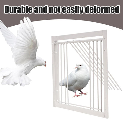 Iron Birdcage One Way Door Trap for Pigeons 11.8in