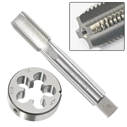 Metric Round Die and Tap Set M18x1.5mm HSS Thread Tool