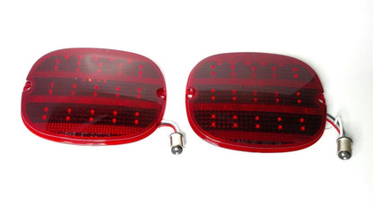 LED Tail Light Brake Lamp Lenses Left Right Pair for Chevy Corvette C4 (1990–1996)