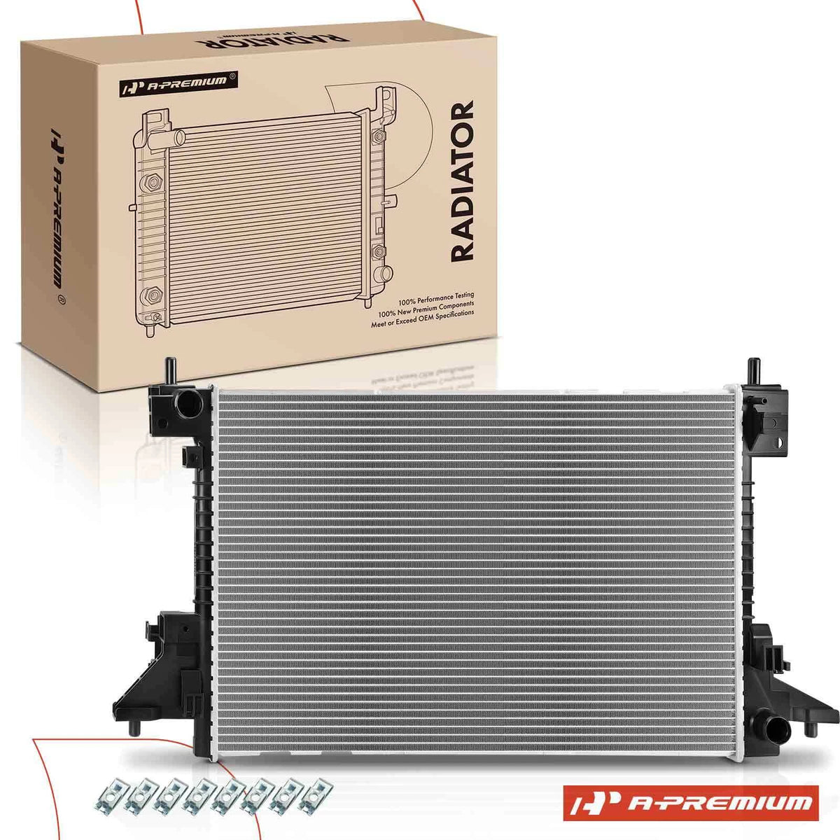 A-Premium Aluminum Radiator for Chevrolet Volt (2011–2015) 22839735, GM3010545, 13271