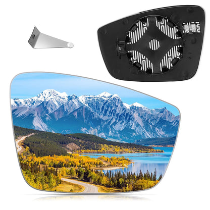 Right Heated Side Mirror Glass for VW Jetta Passat Beetle (2011–2018)