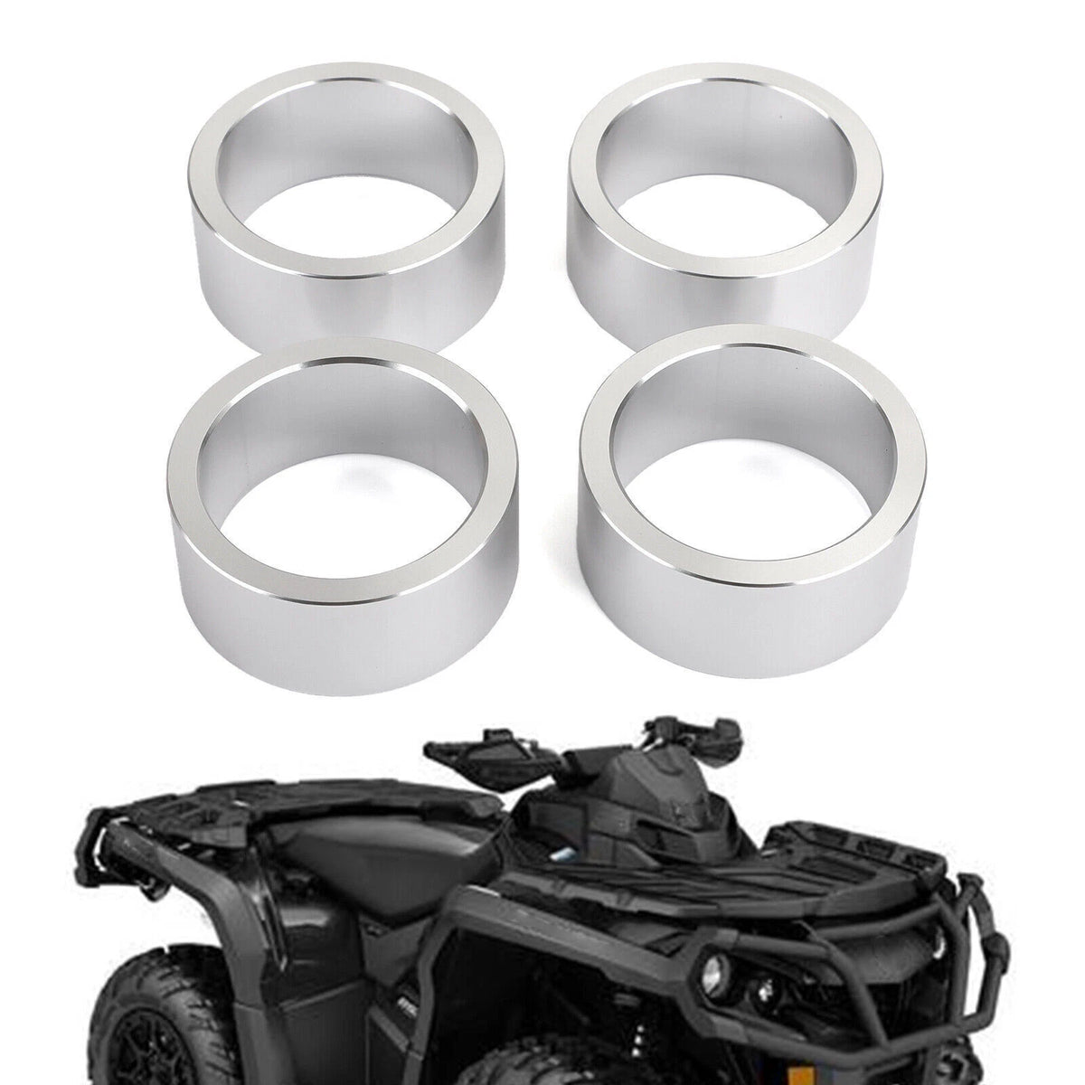 Rise Suspension Lift Spacer Kit for Can Am Outlander 650 800 ATV (M506-B018-SIL)