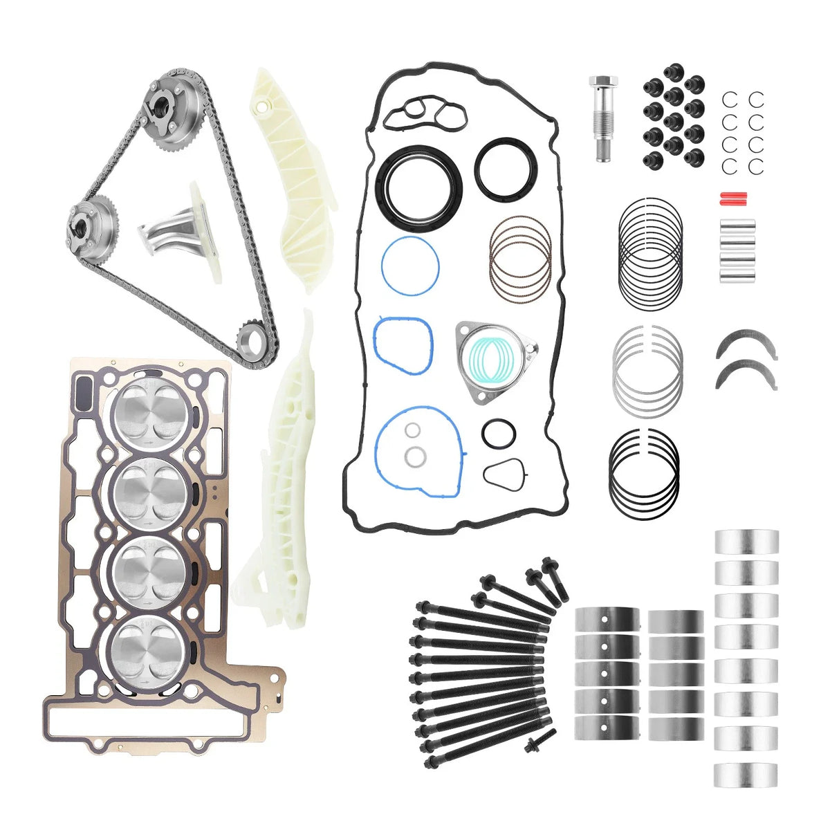 Engine Repair Rebuild Kit for Mini Cooper R56 R60 R61 N12 N16 1.6L (2007–2016)