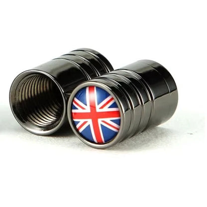 Valve Dust Caps for Peugeot Speedfight (All) - UK Black