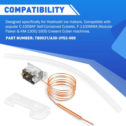 Ice Machine Bin Thermostat Kit for Hoshizaki Ice Maker (TB0031)