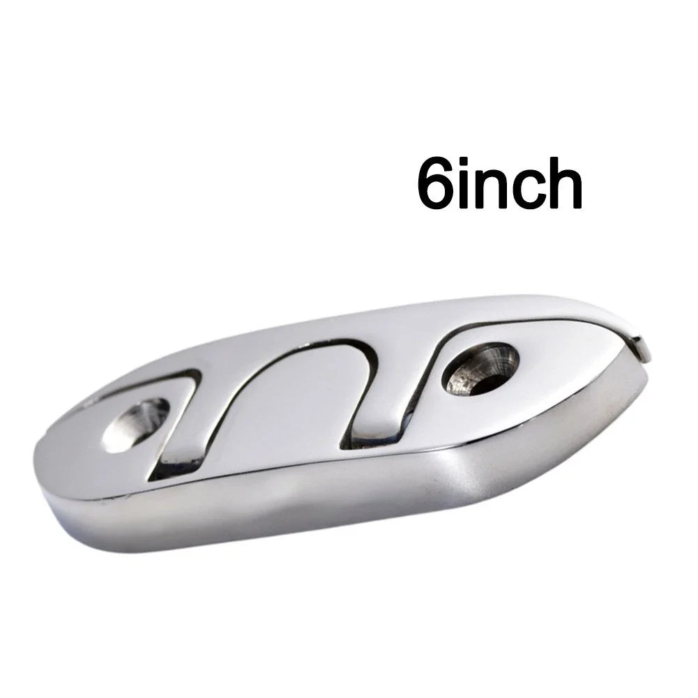 Folding Cleat for Marine Boat Dock 4.5 in & 6 in 316 Stainless Steel