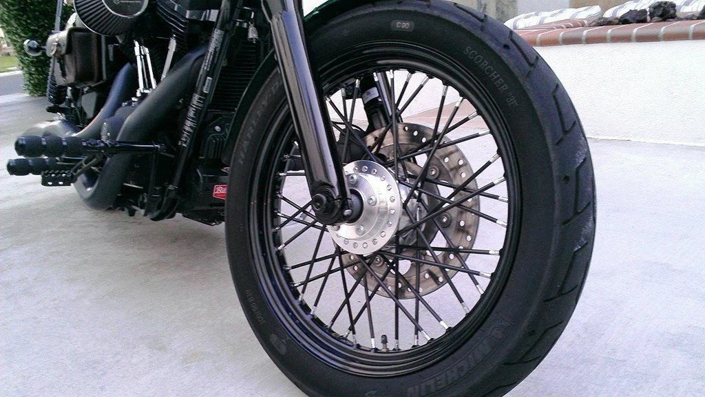 72x Wheel Rim Spoke Shroud Covers for Motor Pack (Front Rear) Black
