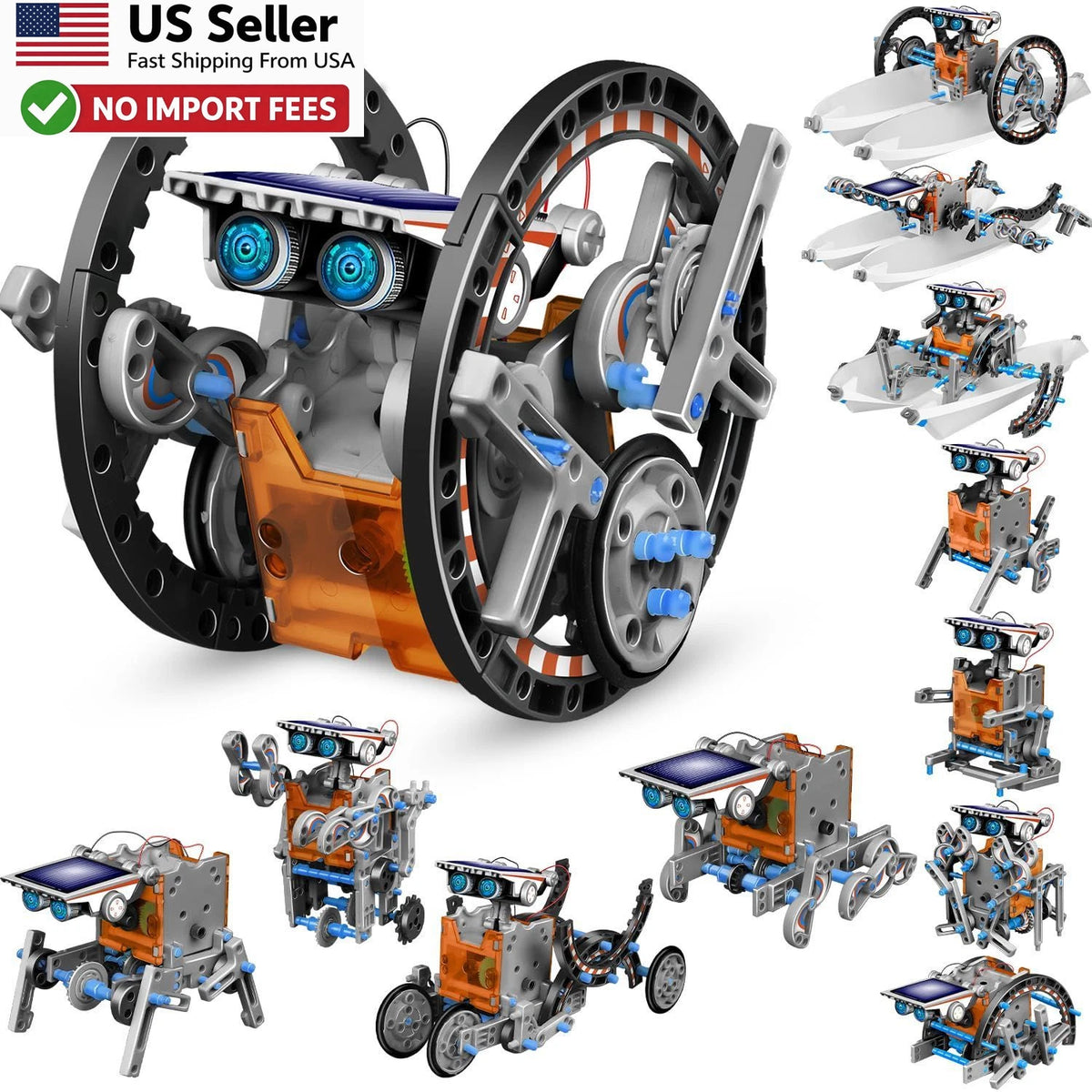 13-in-1 Solar Robot STEM Kit for Kids (2023)