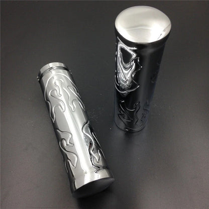 Flame 7/8" 22mm Hand Grip for Honda Shadow 750 Spirit Aero ACE/Suzuki GSXR600 (–)