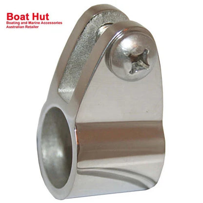 Boat Canopy Fitting Tube Knuckle Clamp for 22mm OD 316 Stainless Steel