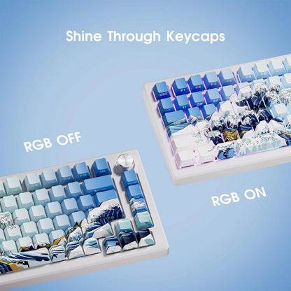 75% PBT Keycaps Set for Custom Keyboards (131 Keys)