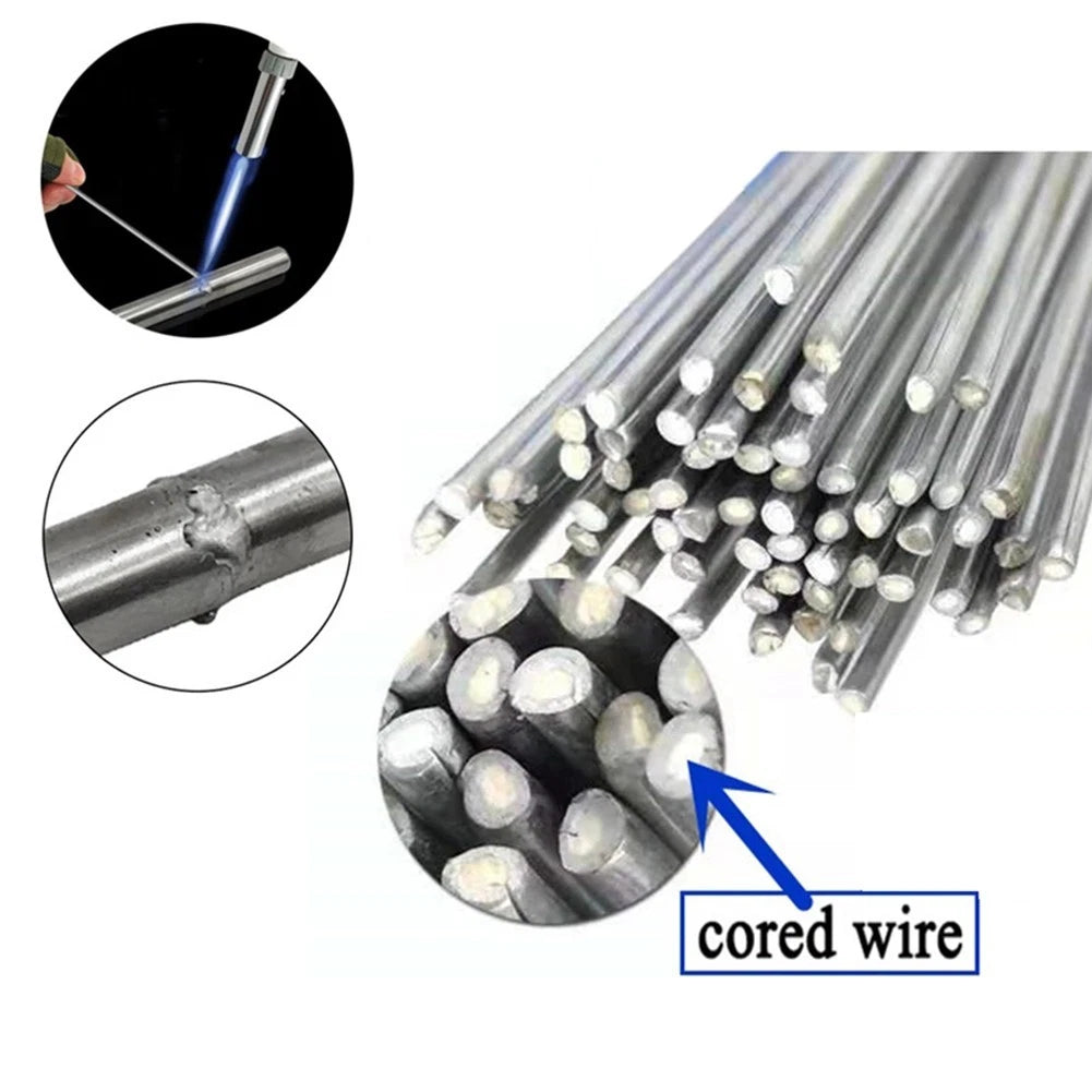 Set of 5 Aluminum Welding Rods with Flux Cored Wire