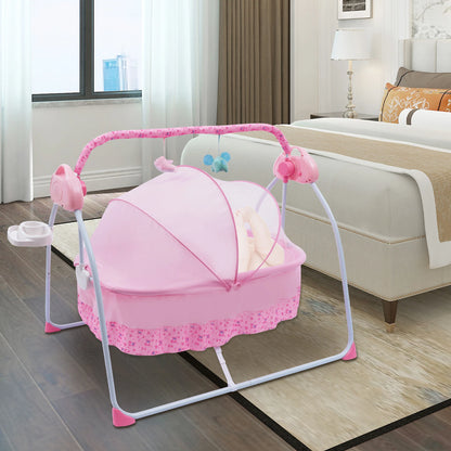 Electric Baby Rocker Swing for Infant Cradle with Bluetooth