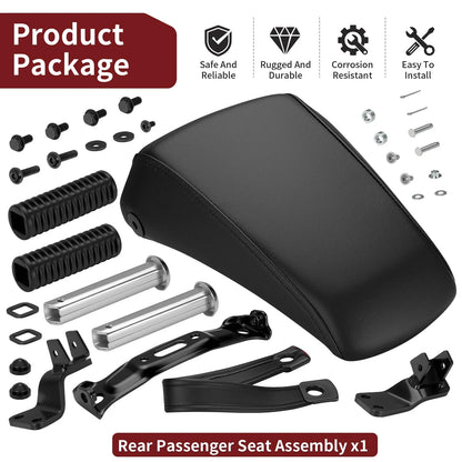 Rear Passenger Seat & Footpeg Kit for Honda Fury 1300 VT1300CX CXA (2010–2024)