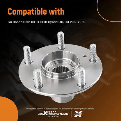 Wheel Hub Bearing Kit for Honda Civic DX EX LX HF (2012–2015)