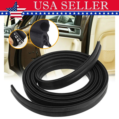 10ft U Shape Rubber Door Guard Edge Molding Trim for Universal Vehicles (N/A)