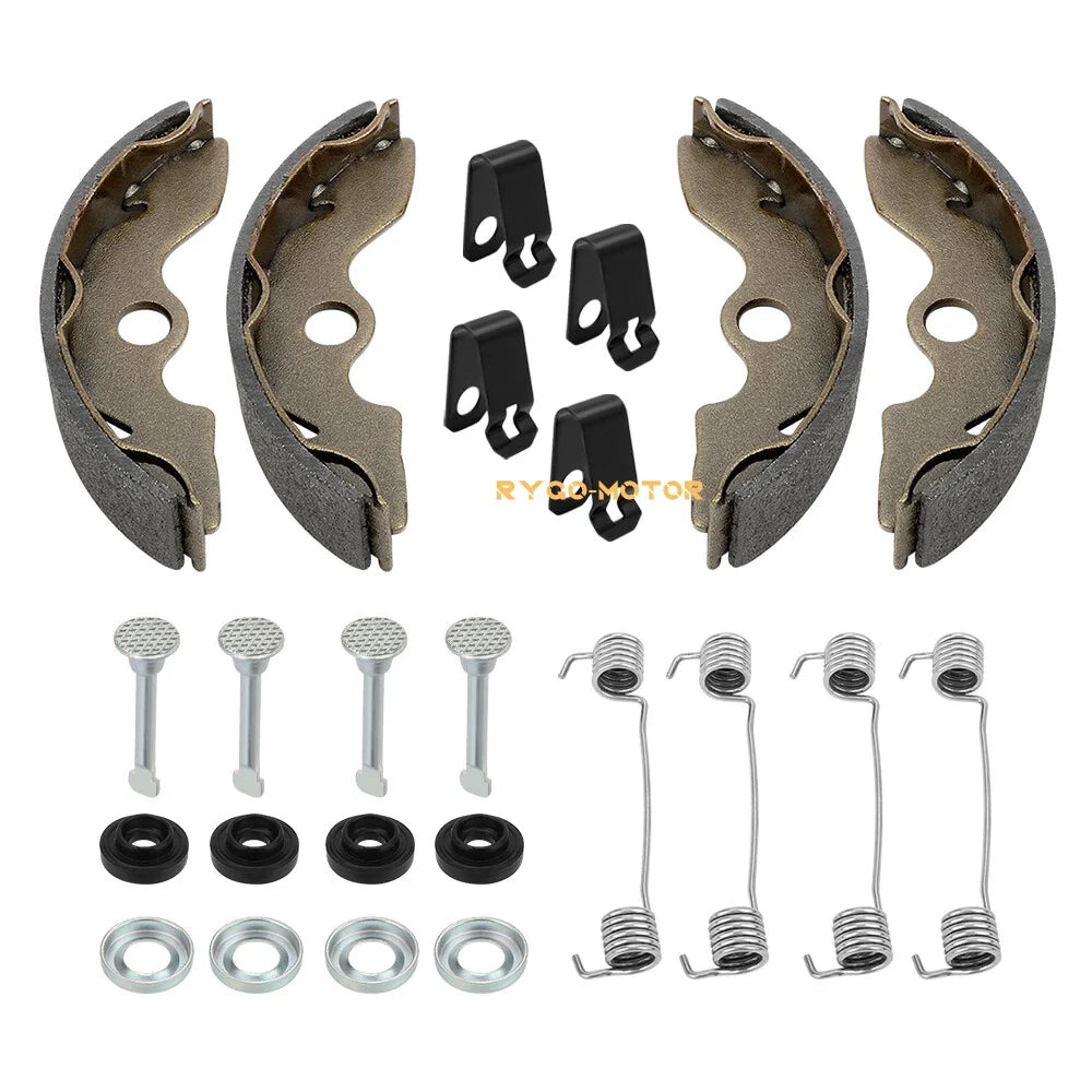 Front Brake Shoes Springs W/Pins Kit for Honda TRX300 2x4 (1988–2000)