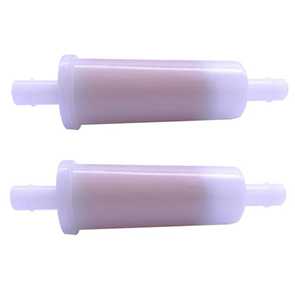 Set of 2 Inline Gas Fuel Filters for Johnson Evinrude OMC Outboard (398327, 18-7830)