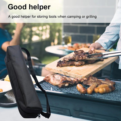 Grill Utensil Storage Bag for Outdoor Grilling (Foldable)