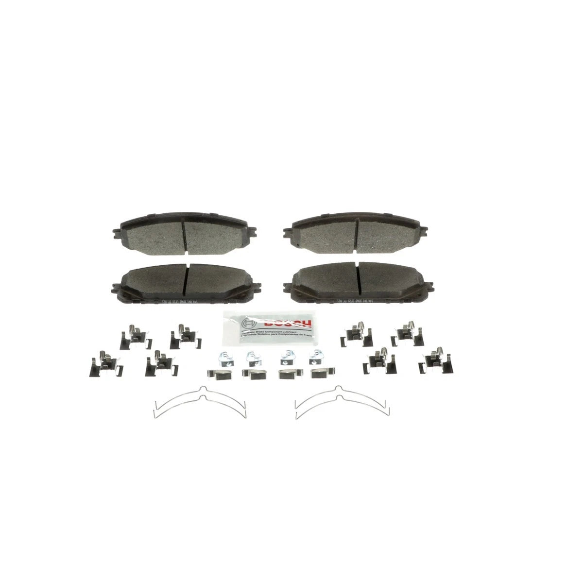2X Bosch Brake Pad Sets BE1843H for Jeep Cherokee (2014–2023)