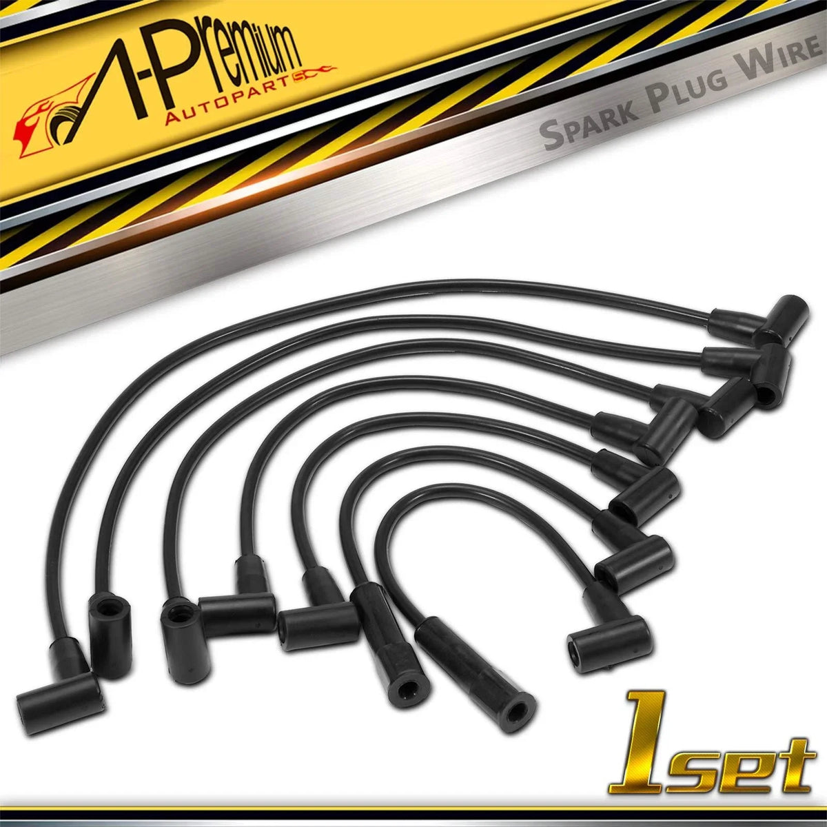 7Pcs Spark Plug Wire Set for Chevrolet C10 K10 GMC Jimmy (1975–1977)