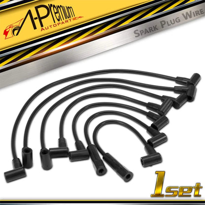 7Pcs Spark Plug Wire Set for Chevrolet C10 K10 GMC Jimmy (1975–1977)