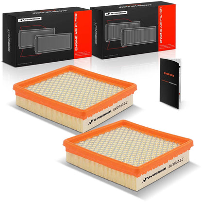 2X Engine Air Filter for Chevy Camaro (1985–1992) A918C, AF918, PA4339