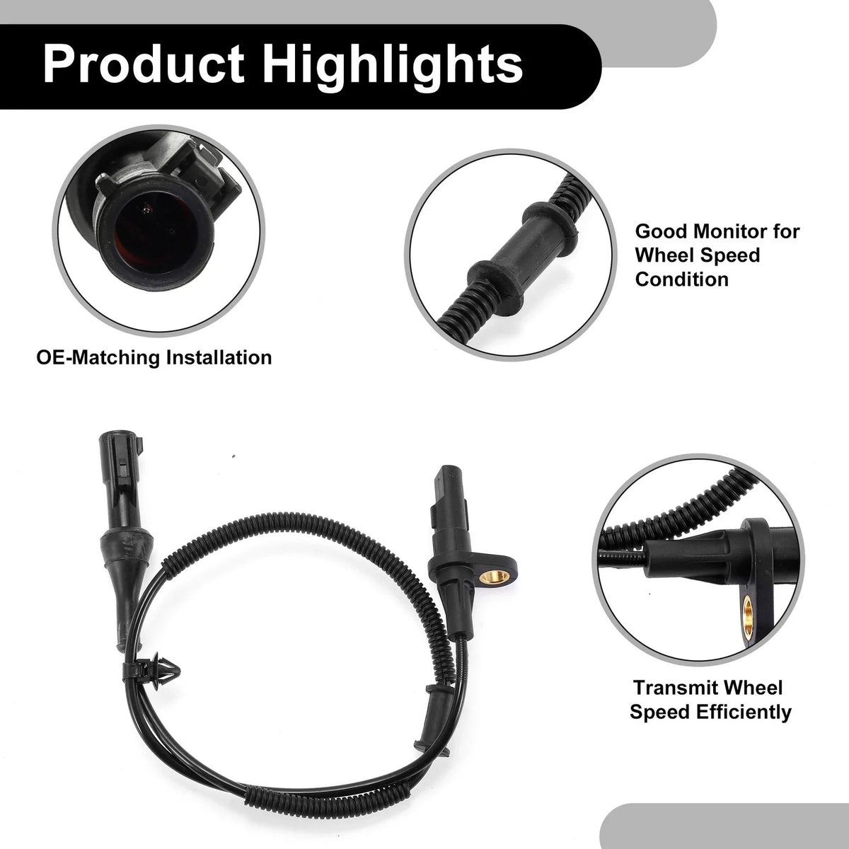 ABS Wheel Speed Sensor No. 5R3Z2C190AA for Ford Mustang (2005–2010)