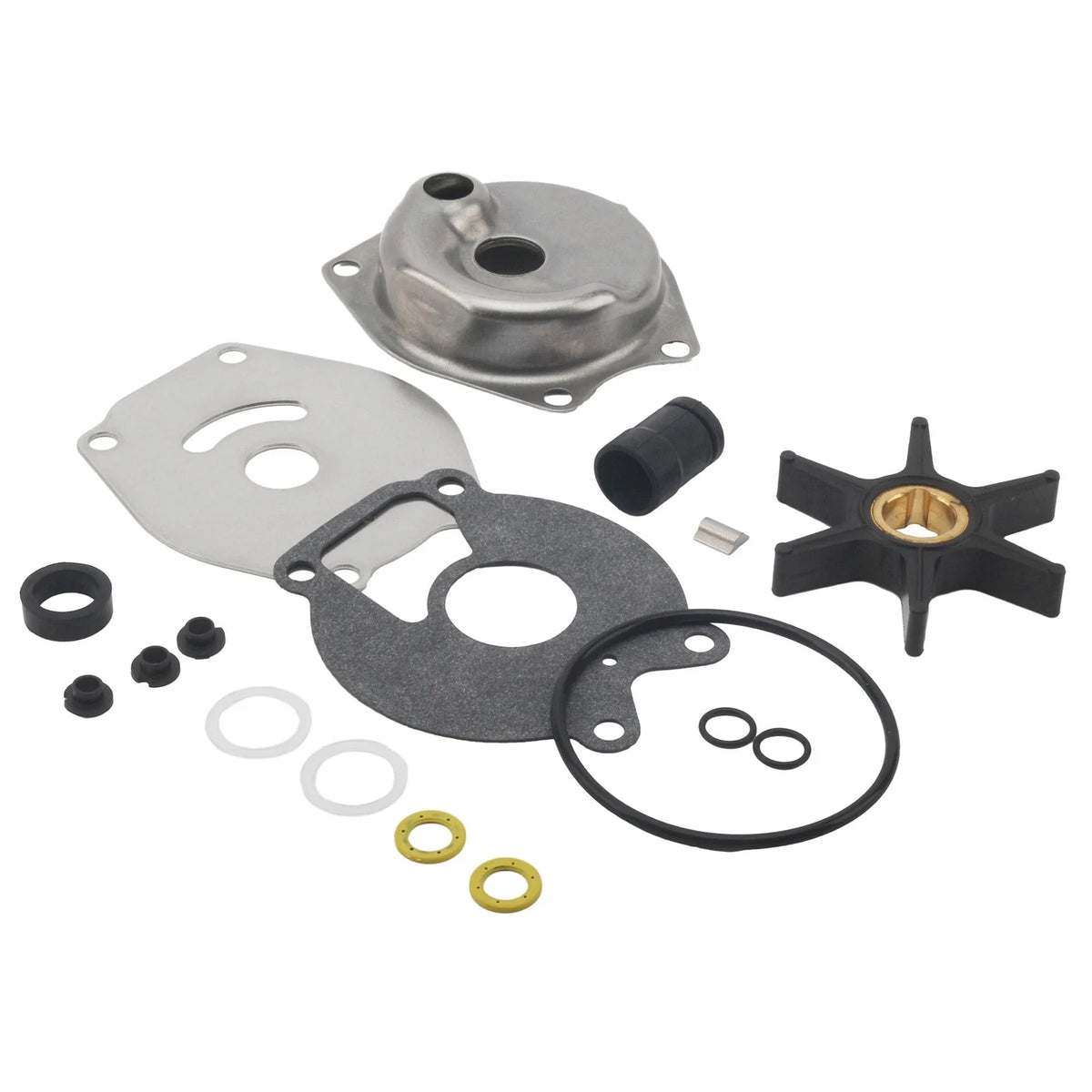 Water Pump Impeller Kit for Mercury/Mariner 9.9/15/18/20/25HP (N/A) 46-99157T2