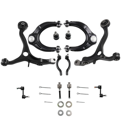 Set of 12 Control Arms Tie Rods Ball Joints for Honda Accord (2008–2012)
