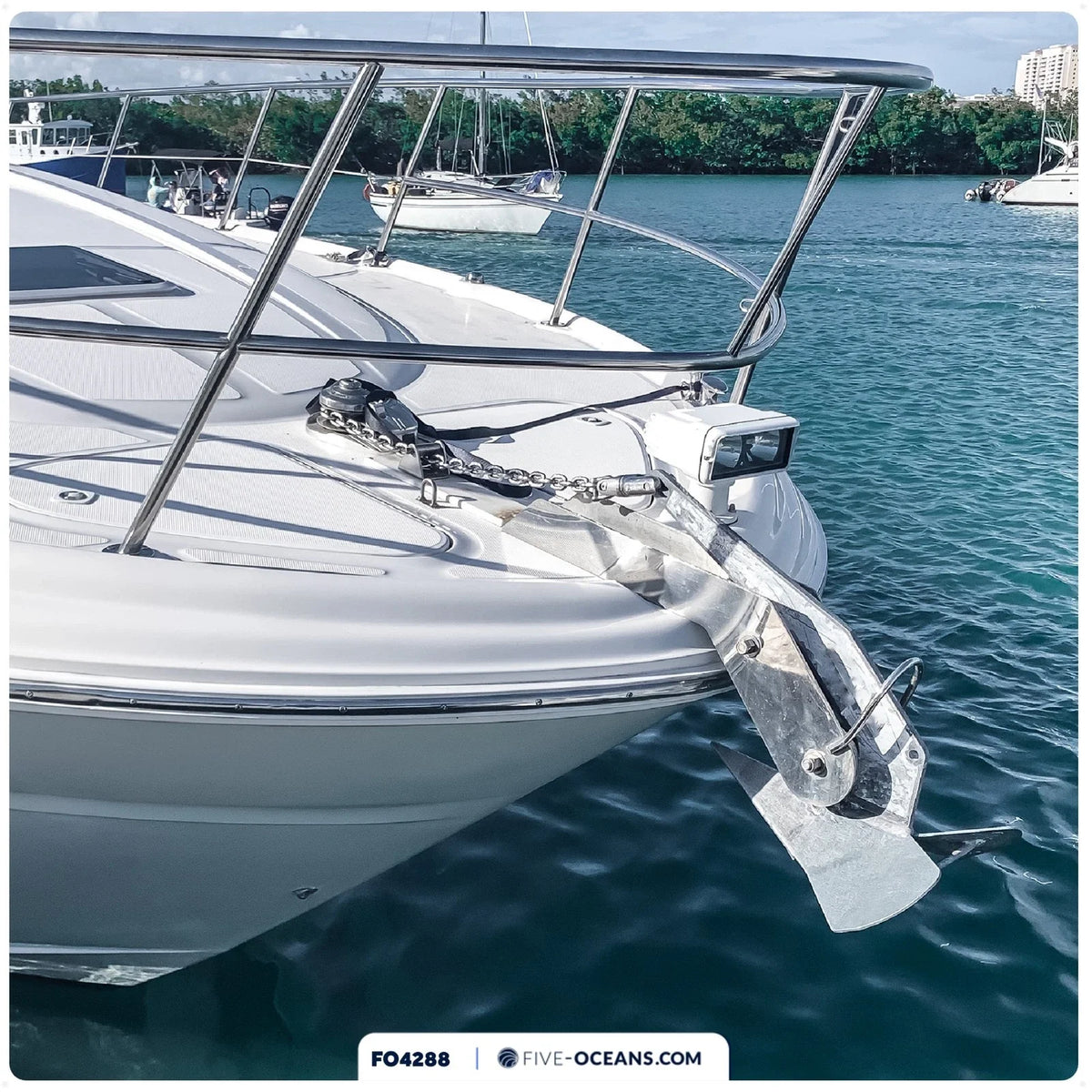 Windlass Anchor Rode 9/16"x150' Rope & 5/16"x20' G4 Chain for Boats