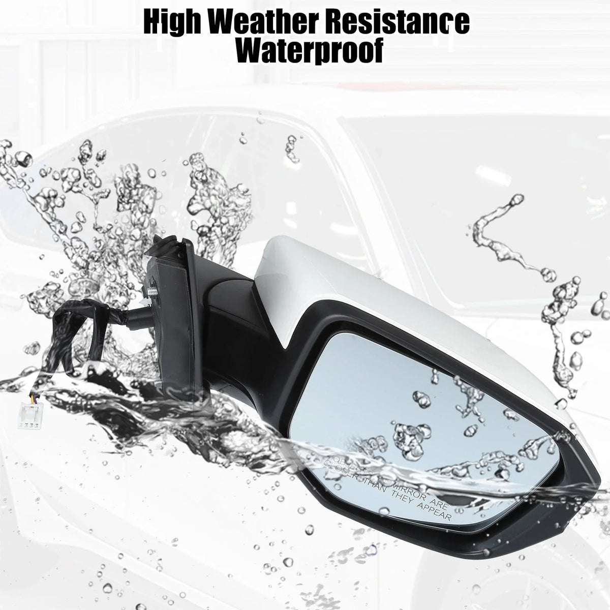 3 Pin Right Side Door Mirror Assembly for Honda Civic (2016–2021)