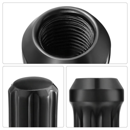 Wheel Spline Lug Nuts for 8-Lug Aftermarket Wheels (14mm x 1.5) (24 Piece)