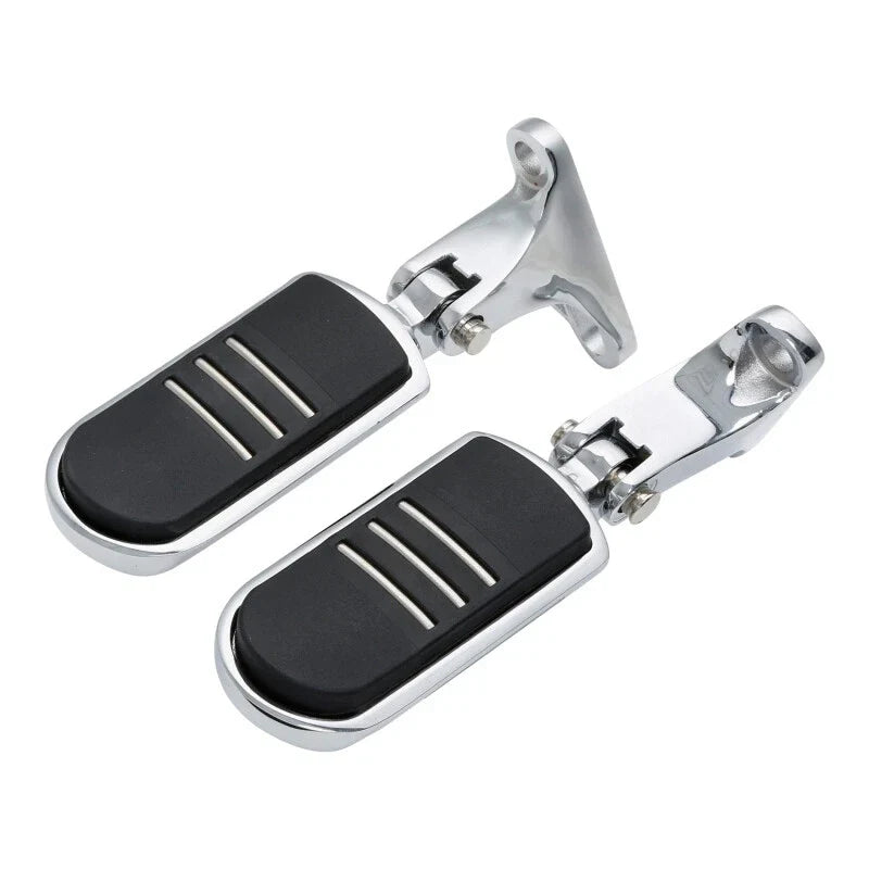 Chrome Rear Passenger Footpeg Mount for Harley Touring Street Glide (1993–2025)