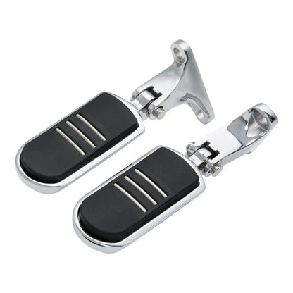 Chrome Rear Passenger Footpeg Mount for Harley Touring Street Glide (1993–2025)