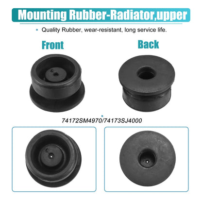 Set of 2 Radiator Mount Insulators for Honda Accord (No. 74172SM4970/74173SJ4000)