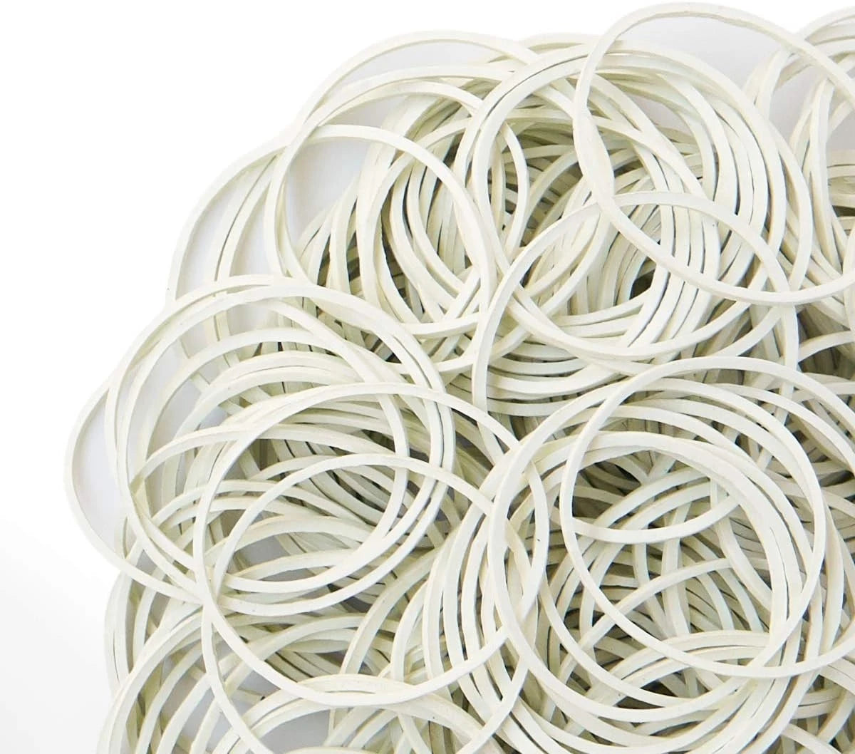 300pcs Rubber Bands for Office Use - White (am rb w 0012)