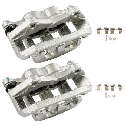 Set of 2 Front Brake Calipers for Ford Flex, Lincoln MKS (2009–2019)