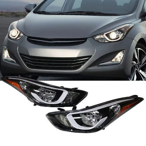 Set of 2 Headlights for Hyundai Elantra (2014–2016) 921013Y500, 921023Y500