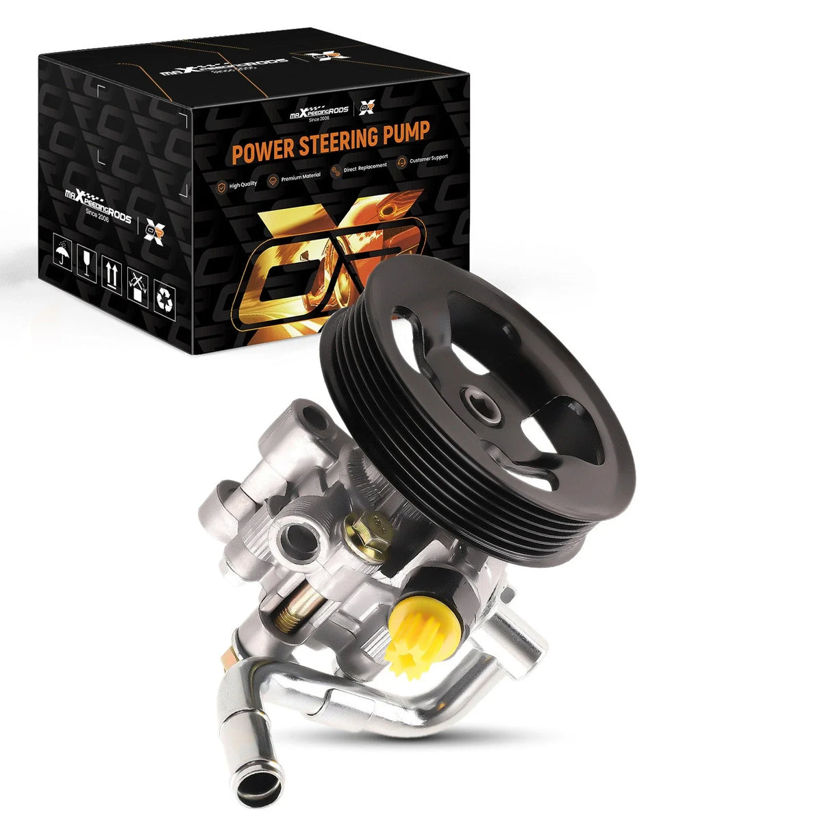 Power Steering Pump with Pulley for Chevrolet Prizm Toyota Corolla (1998–2002)