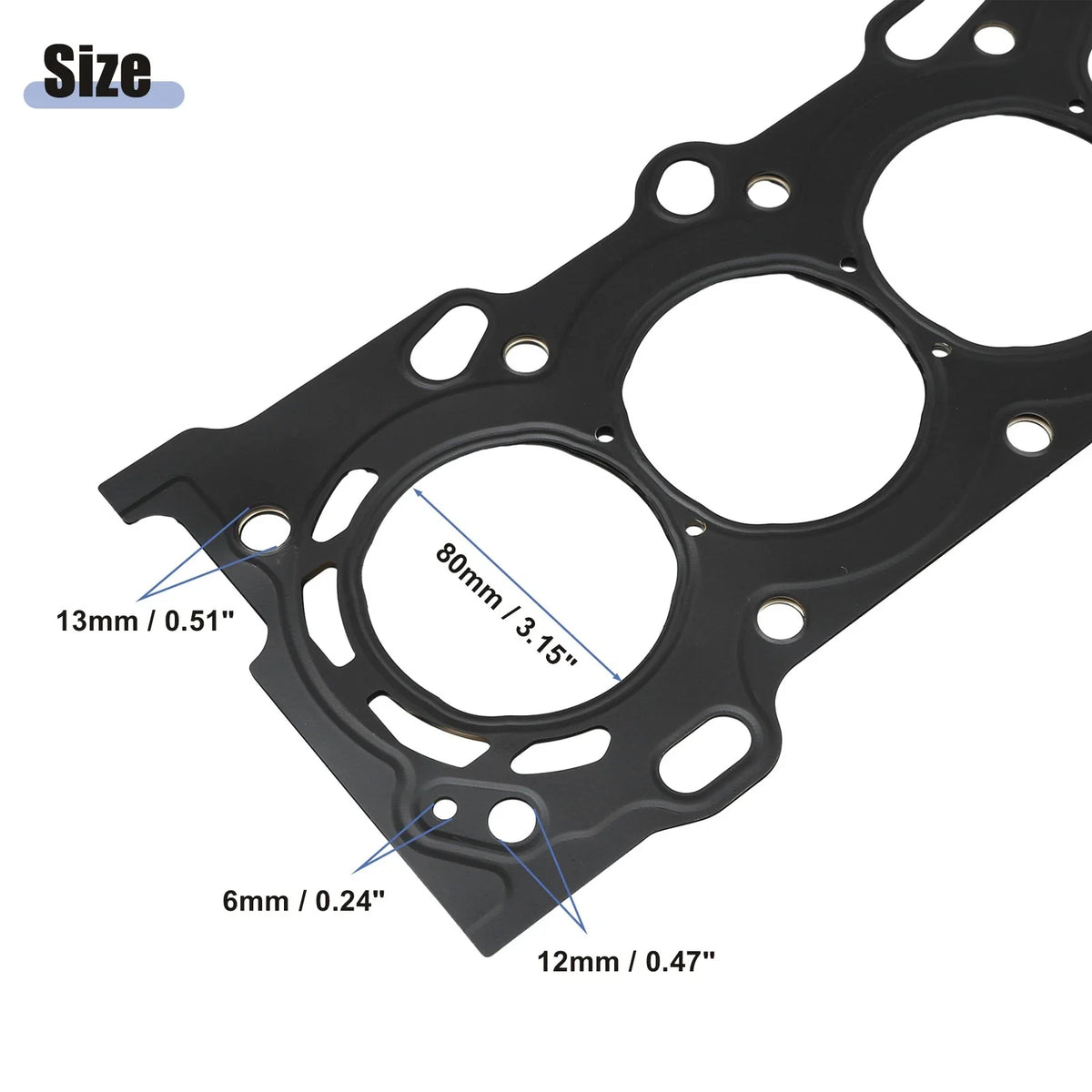 Engine Cylinder Head Gasket for Toyota Corolla (1998–2008) No. 11115-22050 Black