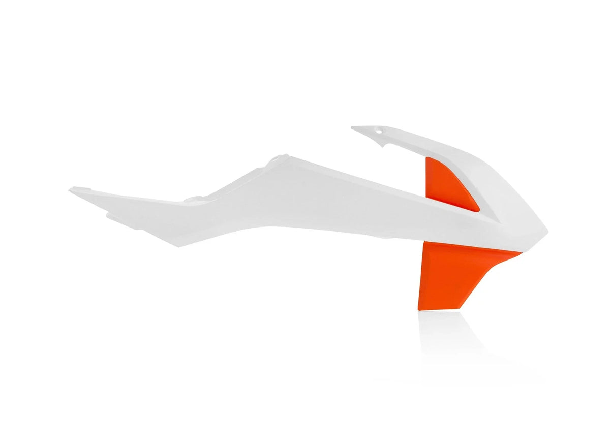 Acerbis Radiator Shroud for KTM 65 SX (2016–2024) White/Orange