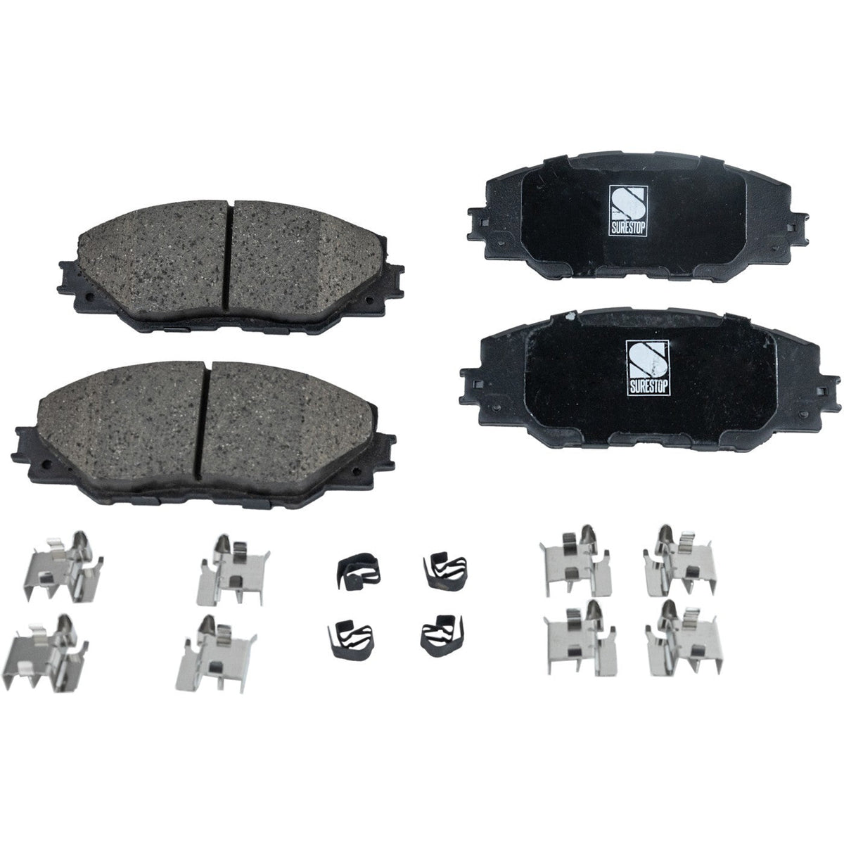 Set of 4 Ceramic Brake Pads for Toyota Corolla iM (2017–2018)